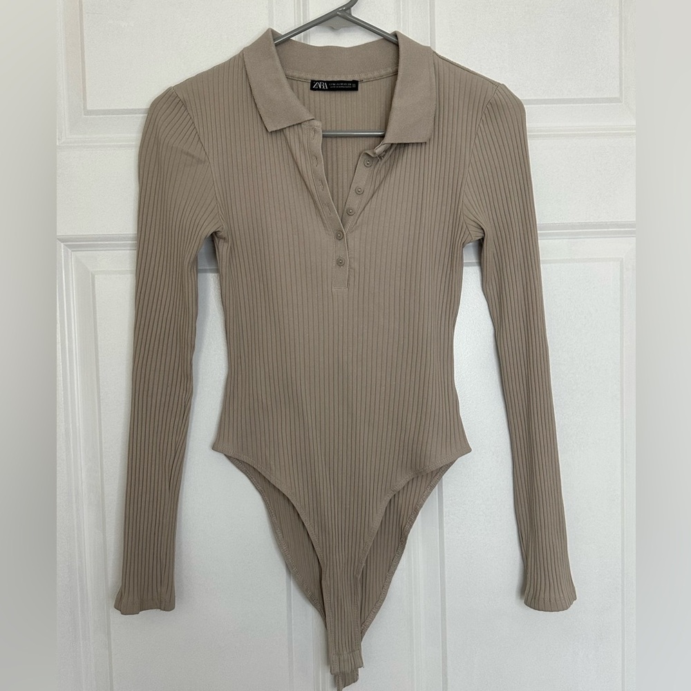 ZARA long sleeve bodysuit- M